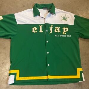 ELJAY CLASSICS Allstar Pro Classics Jersey XLarge Unisex Green White Streetwear